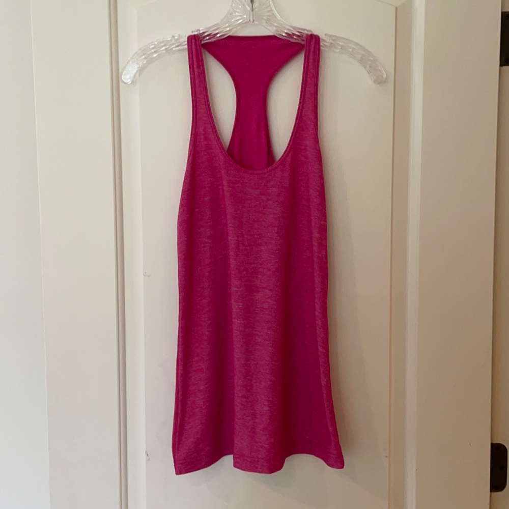 Pink lululemon “Cool racer back tank”